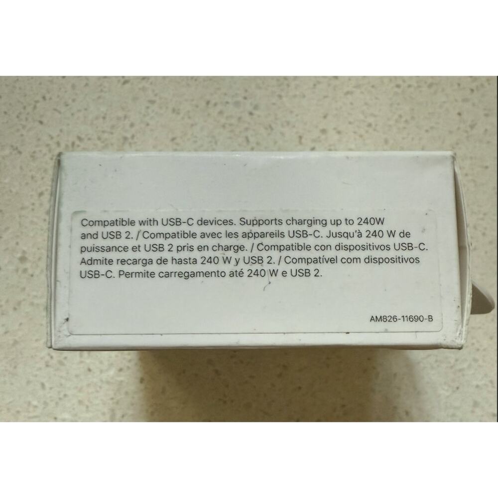 Apple - 240W USB-C Charge Cable (2m) Woven Braided Cable - Picture 3 of 5